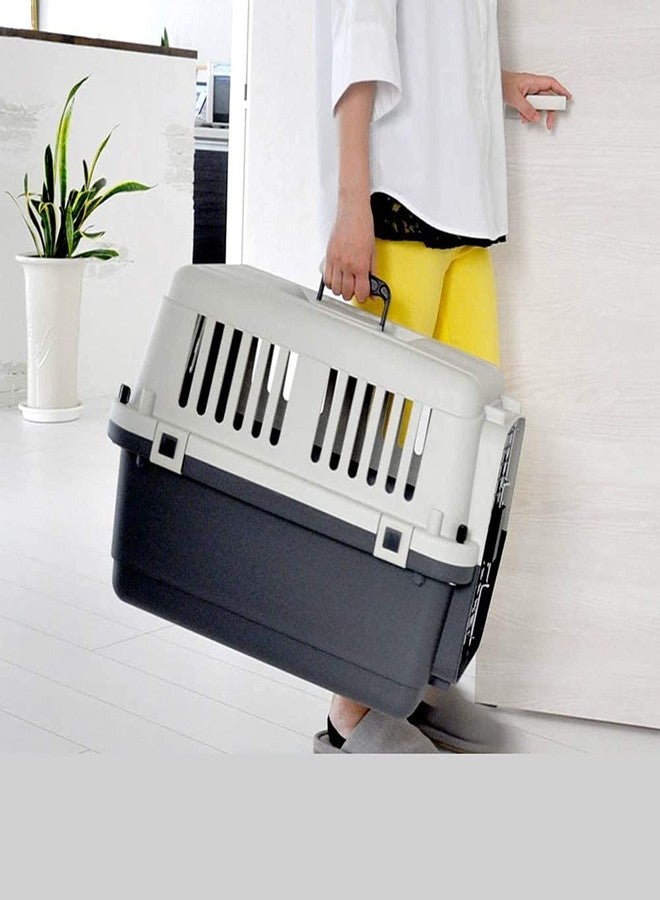 KittuPet KittuyPet Heavy Duty Pet Travel Cage - Plastic Flight Cage for Pets cat Dog, Rabbits (20 inch Flight cage) - Image 4